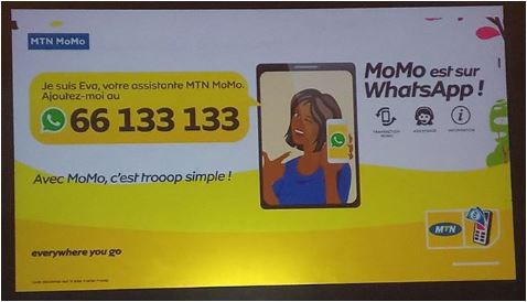 Zoom sur EVA de MoMo, le chatbot de MTN Mobile money
